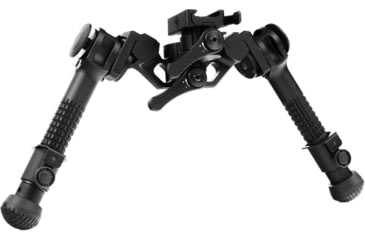 Image of Leapers UTG Goliath Bipod, 6in - 8in, Picatinny, Black, TL-BPFS03Q