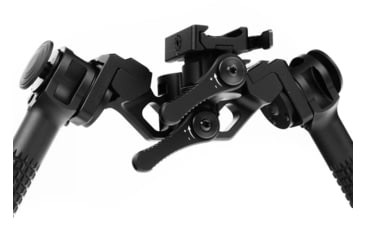 Image of Leapers UTG Goliath Bipod, 6in - 8in, Picatinny, Black, TL-BPFS03Q