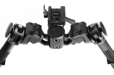 Image of Leapers UTG Goliath Bipod, 6in - 8in, Picatinny, Black, TL-BPFS03Q