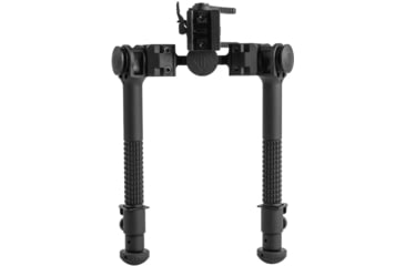 Image of Leapers UTG Goliath Bipod, 8in - 12in, Picatinny, Black, TL-BPFS02Q