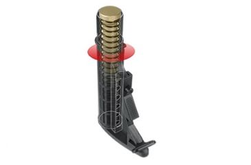 Image of UTG Pro H2 Hard Coat Heavy Recoil Buffer for AR Carbine, Golden, RB-T6BFH2
