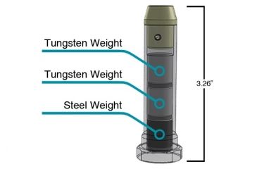 Image of Leapers UTG H2 Heavy Recoil Buffer Assembly for AR  Carbine, RB-T6BFH2