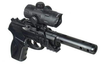 Image of Leapers UTG ITA Red/Green T-Dot with QD Mount, Riser Adaptor, Black, 4.2in SCP-DS3840TDQ