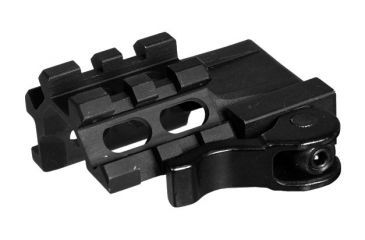 Image of Leapers UTG LE Rated Quad-Rail/2 Slot Angle Mount w/Integral QD Lever Lock System MAQ022255, EDEMO1