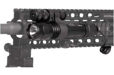 Image of Leapers UTG Light/Red Laser Combo, 400 Lumen, Integral Mount, Black, LT-ELP38Q-A
