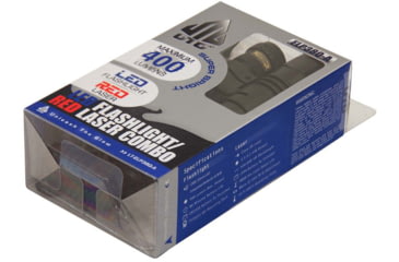 Image of Leapers UTG Light/Red Laser Combo, 400 Lumen, Integral Mount, Black, LT-ELP38Q-A