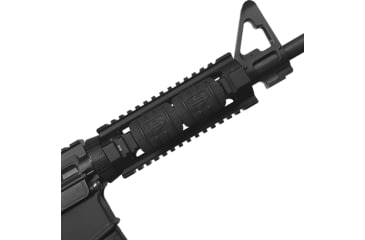 Image of Leapers UTG Low Profile Max Security Rubber Rail Guard, 12pcs, Black, RB-HP12B-B