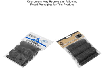 Image of Leapers UTG Low Profile Max Security Rubber Rail Guard, 12pcs, Black, RB-HP12B-B
