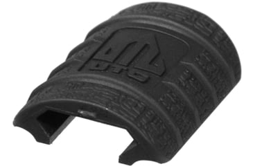 Image of Leapers UTG Low Profile Max Security Rubber Rail Guard, 12pcs, Black, RB-HP12B-B