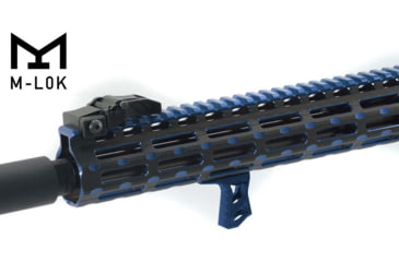 Image of Leapers UTG M-LOK Ultra Slim Handstop, Blue, TL-HSM01B