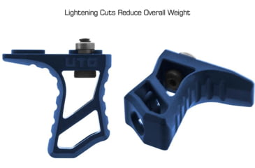 Image of Leapers UTG M-LOK Ultra Slim Handstop, Blue, TL-HSM01B