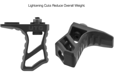 Image of Leapers UTG M-LOK Ultra Slim Handstop, Matte Black, TL-HSM01