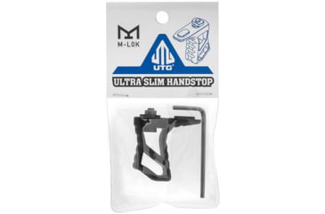 Image of Leapers UTG M-LOK Ultra Slim Handstop, Matte Black, TL-HSM01