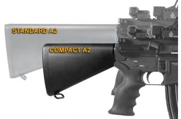Image of Leapers UTG Model 4 Compact Tactical Fixed Stock Assembly, Black, _x000D_ RB-T469SB