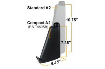 Image of Leapers UTG Model 4 Compact Tactical Fixed Stock Assembly, Black, _x000D_ RB-T469SB