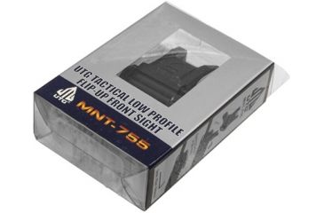 Image of Leapers UTG Top Mounted Deployable Front Sight for Picatinny, Black, MNT-755