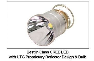 Image of Leapers UTG New Gen Compact Grip Light with QD Mount, 400 Lumen, Black, MNT-EL223GPQ-A