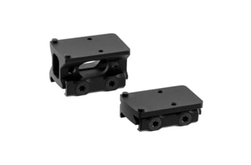 Image of Leapers UTG Optic Mount Kit for RMR, Red Dot Mount, Fits Picatinny Rail, RMR Footprint, Anodized Finish, Black, Includes Absolute Co-Witness and Low Profile Height Mounts, MT-RMRKIT