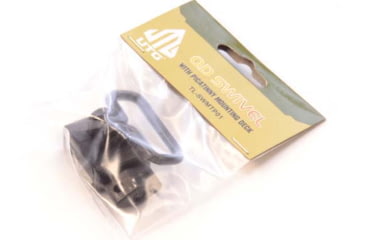 Image of Leapers UTG Picatinny Sling Swivel Mount with 1.25in Loop, Black, TL-SWMTP01