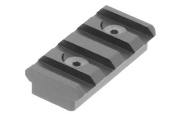 Image of Leapers UTG PRO 1.57in 4-Slot Keymod Picatinny Rail Section, Black MTURS04S