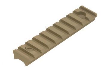 Image of Leapers UTG PRO 10-Slot Super Slim Free Float Rail Section, Flat Dark Earth MTURS02MD