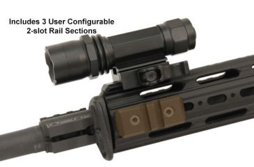 Image of UTG PRO 13in. Super Slim Free Float Rail for M&amp;P10, MTU020SSC
