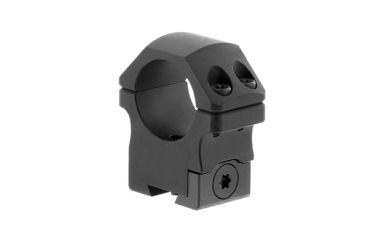 Image of Leapers UTG PRO 1in/2PCs Medium Profile P.O.I Dovetail Rings, Black RDU012515