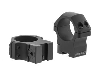 Image of Leapers UTG PRO 30mm/2PCs Medium Profile P.O.I Dovetail Rings, Black RDU013015
