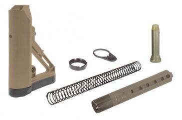 Image of Leapers UTG PRO Model4 Combat OPs S1 Mil-spec Butt Stock Kit-FDE, _x000D_ RBUS1DM