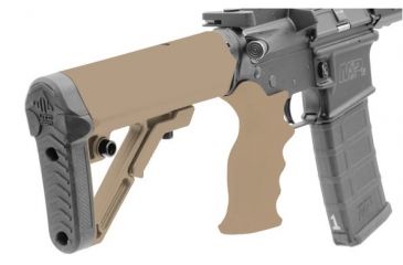 Image of Leapers UTG PRO Model4 Combat OPs S1 Mil-spec Butt Stock Kit-FDE, _x000D_ RBUS1DM