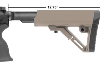 Image of Leapers UTG PRO Model4 Combat OPs S1 Mil-spec Butt Stock Kit-FDE, _x000D_ RBUS1DM