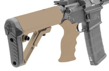 Image of Leapers UTG PRO Model4 Combat Ops S1 Mil-Spec Butt Stock-FDE, _x000D_ RBUS1DMS