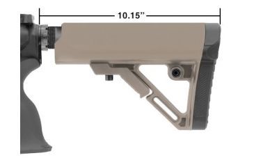 Image of Leapers UTG PRO Model4 Combat Ops S1 Mil-Spec Butt Stock-FDE, _x000D_ RBUS1DMS