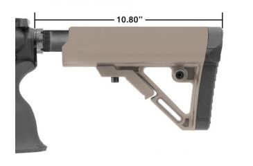Image of Leapers UTG PRO Model4 Combat Ops S1 Mil-Spec Butt Stock-FDE, _x000D_ RBUS1DMS