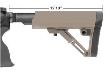 Image of Leapers UTG PRO Model4 Combat Ops S1 Mil-Spec Butt Stock-FDE, _x000D_ RBUS1DMS
