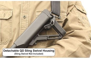 Image of Leapers UTG PRO Model 4 Ops Ready S1 Commercial-spec Stock Kit, Black RBUS1BC