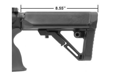 Image of Leapers UTG PRO Model 4 Ops Ready S1 Commercial-spec Stock Only, Black RBUS1BCS, EDEMO1