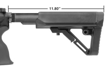 Image of Leapers UTG PRO Model 4 Ops Ready S1 Commercial-spec Stock Only, Black RBUS1BCS, EDEMO1