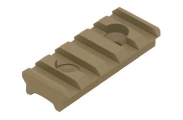 Image of Leapers UTG PRO 5-Slot Super Slim Free Float Rail Section, Flat Dark Earth MTURS02SD