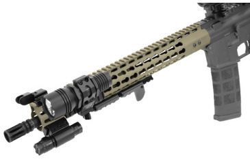 Image of Leapers UTG PRO AR15 15in Keymod Free Float Handguard,FDE Cerakote, _x000D_ MTU019SSKD