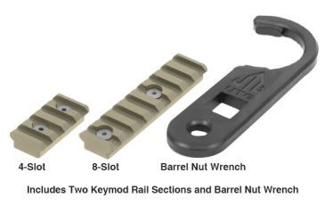 Image of Leapers UTG PRO AR15 15in Keymod Free Float Handguard,FDE Cerakote, _x000D_ MTU019SSKD