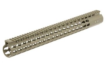 Image of Leapers UTG PRO AR15 17in Keymod Free Float Handguard, Flat Dark Earth Cerakote, MTU037SSKD