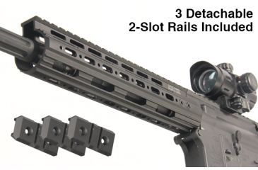 Image of Leapers UTG PRO AR15 Mid Length 9" Super Slim Free Float Handguard MTU004SS