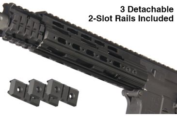Image of Leapers UTG PRO AR15 Carbine 7" Super Slim Free Float Handguard w/ Single Extended Top Rail MTU005SS