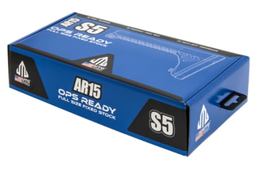 Image of Leapers UTG Pro AR15 Ops Ready S5 Fixed Stock, Black, RBUS5BMS-A