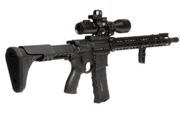 Image of Leapers UTG Pro AR15 Ops Ready S5 Fixed Stock, Black, RBUS5BMS-A