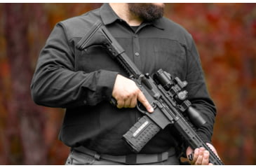 Image of Leapers UTG Pro AR15 Ops Ready S5 Fixed Stock, Black, RBUS5BMS-A