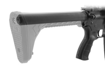 Image of Leapers UTG Pro AR15 Ops Ready S5 Fixed Stock, Black, RBUS5BMS-A