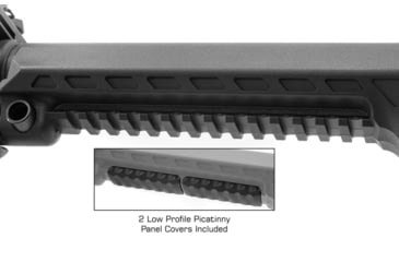 Image of Leapers UTG Pro AR15 Ops Ready S5 Fixed Stock, Black, RBUS5BMS-A