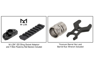 Image of Leapers UTG PRO Forerunner 15in M-LOK Free Float Handguard, Black, MTU047SPM
